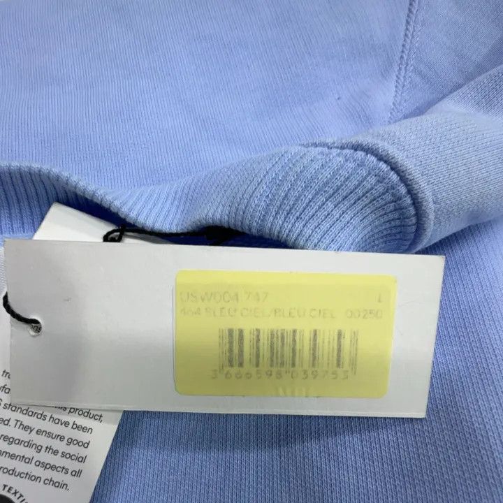 AMI AMIPARIS Sky Blue Heart Emblem Sweatshirt 0079 Size US L / EU 52-54 / 3 - 6 Thumbnail