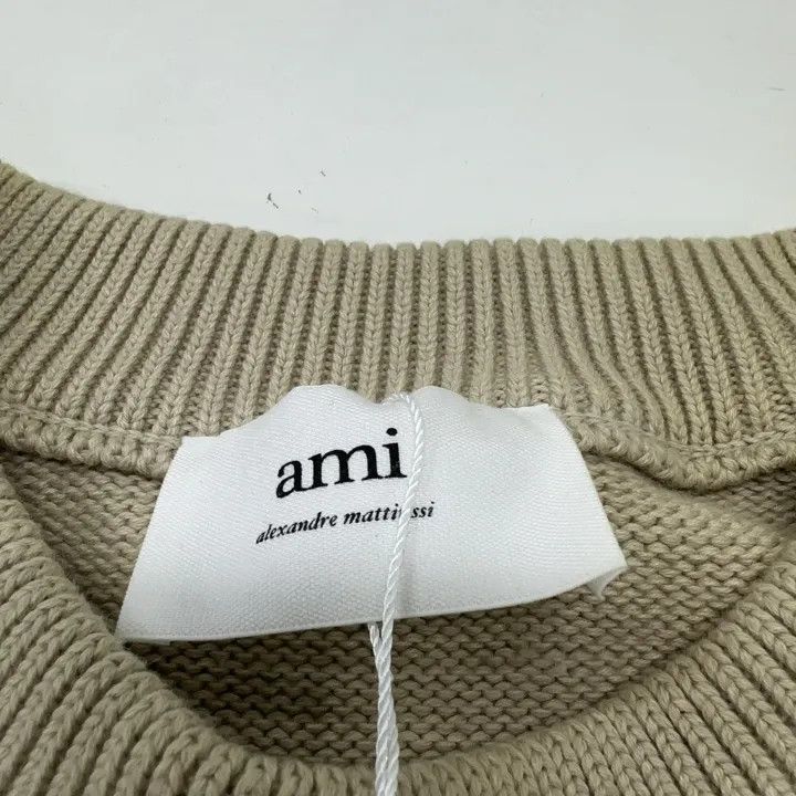 AMI AMIPARIS Heart Logo Casual Knitted Sweater 0079 Size US M / EU 48-50 / 2 - 4 Thumbnail
