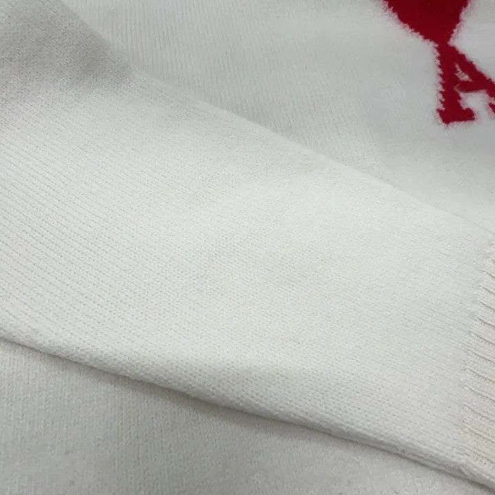 AMI AMIPARIS Heart Logo White Sweatshirt 0079 Size US L / EU 52-54 / 3 - 10 Thumbnail