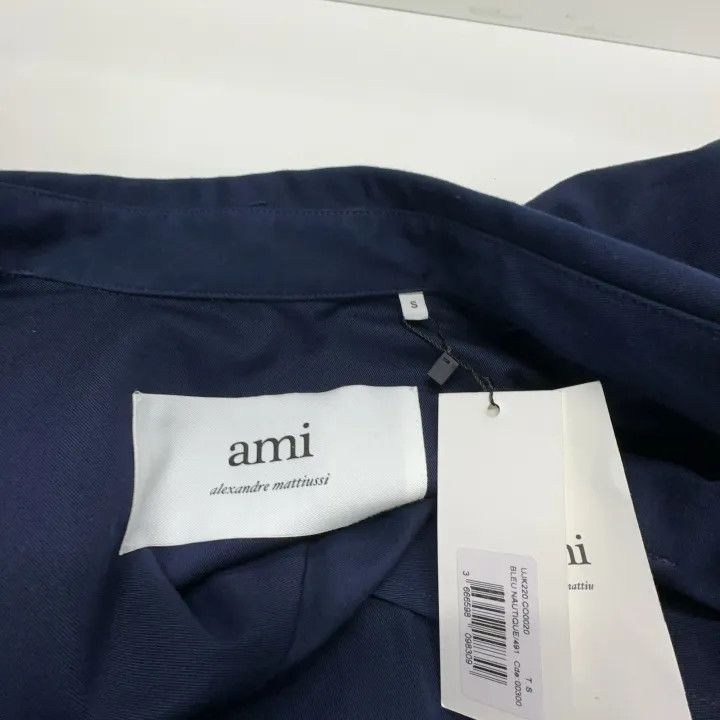 AMI AMIPARIS Logo Print Long Sleeve Shirt 0079 Size US S / EU 44-46 / 1 - 5 Thumbnail