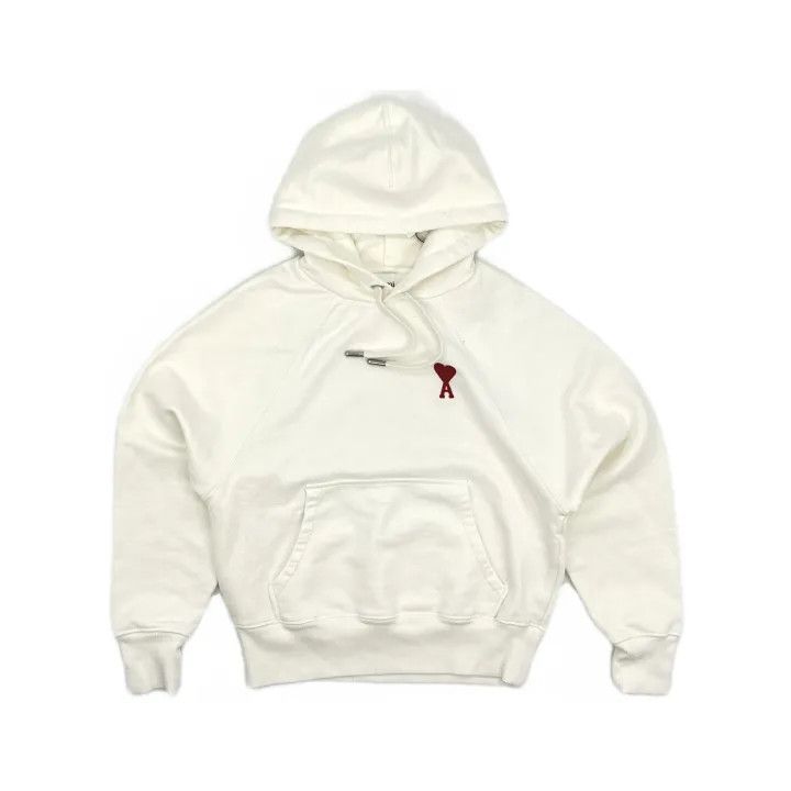 AMI AMIPARIS SS23 Red Heart Hoodie Unisex 0079 Size US XS / EU 42 / 0 - 2 Thumbnail