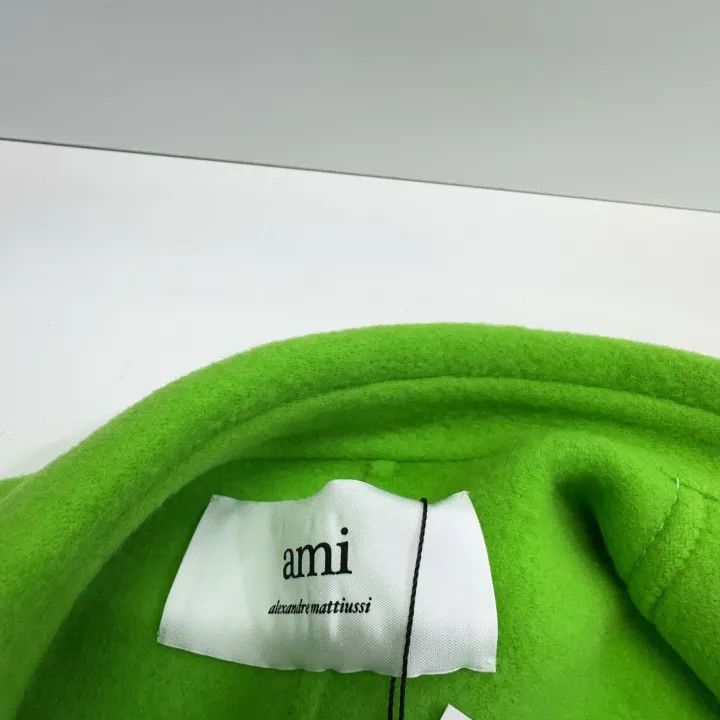 AMI AMIPARIS Green Slim Fit Buttoned Jacket 0079 Size US L / EU 52-54 / 3 - 4 Thumbnail