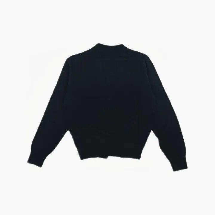 AMI AMIPARIS Black Merino Wool Cardigan for Men 0079 Size US M / EU 48-50 / 2 - 3 Thumbnail