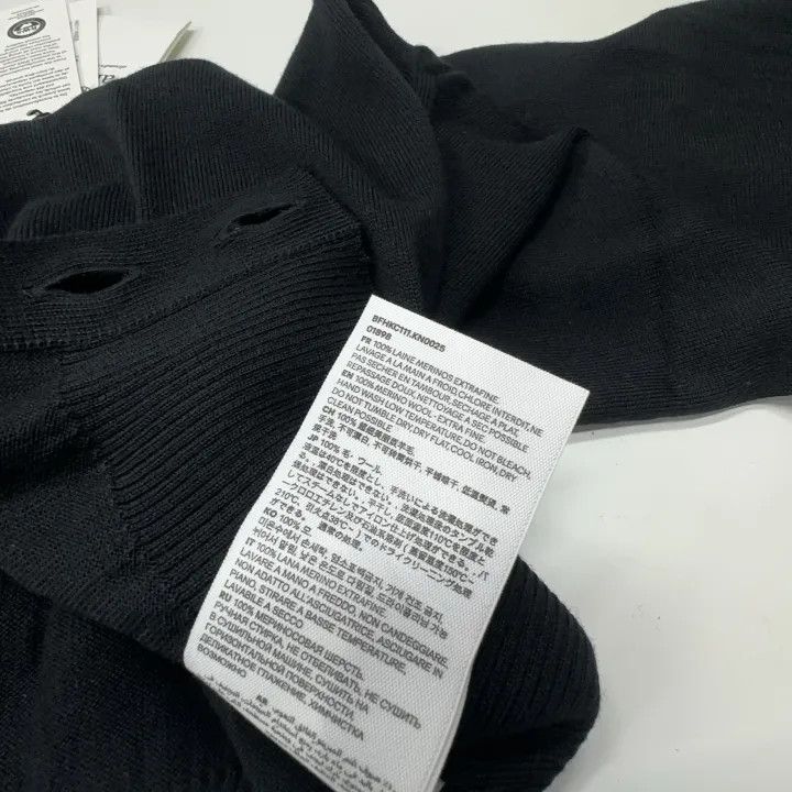 AMI AMIPARIS Black Merino Wool Cardigan for Men 0079 Size US M / EU 48-50 / 2 - 6 Thumbnail