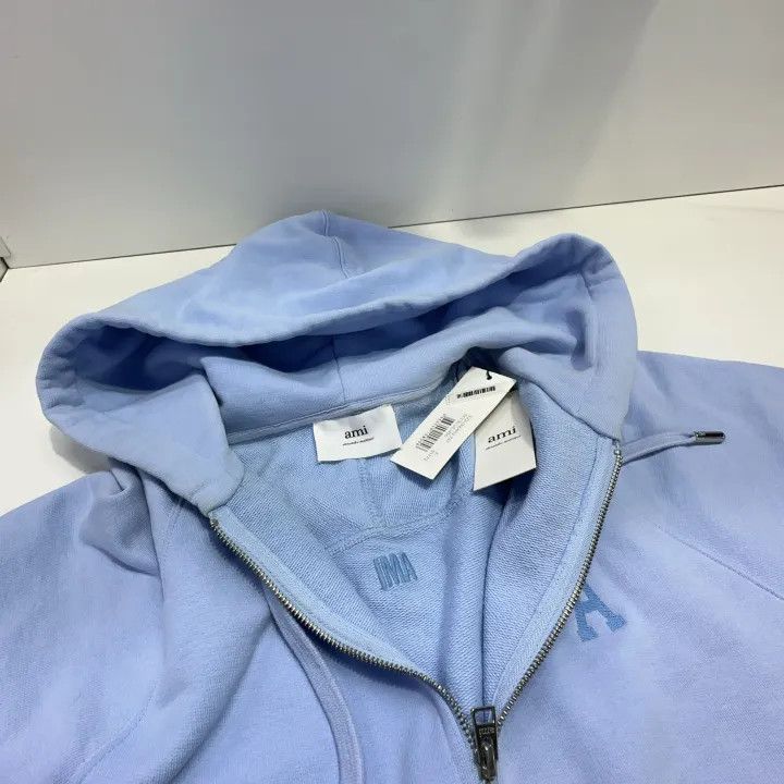 AMI AMIPARIS Logo Embroidered Heart Hoodie 0079 Size US S / EU 44-46 / 1 - 6 Thumbnail