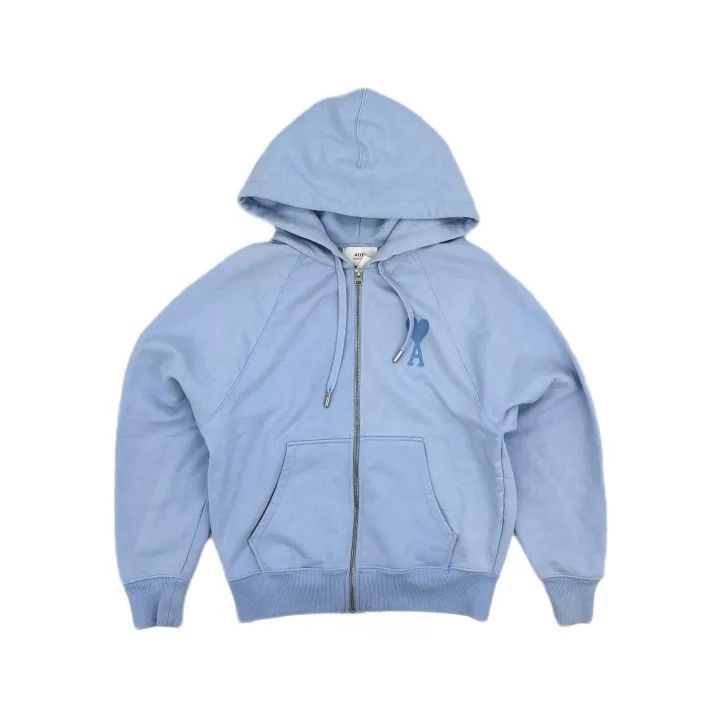 AMI AMIPARIS Logo Embroidered Heart Hoodie 0079 Size US S / EU 44-46 / 1 - 2 Thumbnail