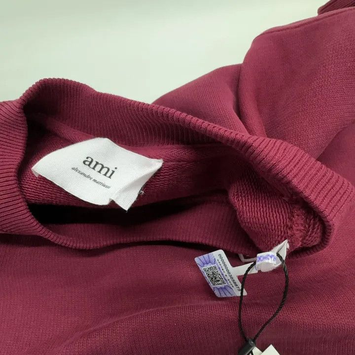 AMI AMIPARIS Casual Simple Round Neck Sweatshirt 0079 Size US L / EU 52-54 / 3 - 5 Thumbnail