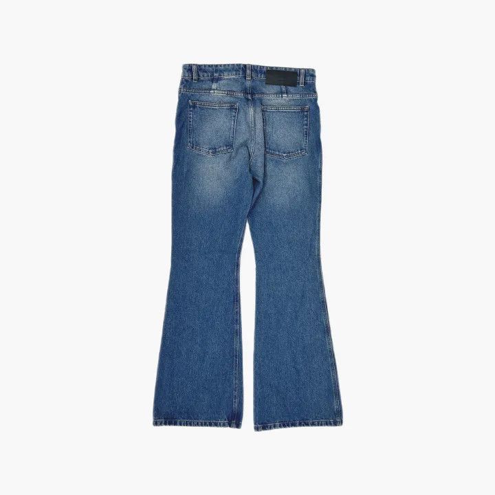 AMI AMIPARIS SS23 Flared Denim Pants for Men 0079 Size US 29 - 3 Thumbnail