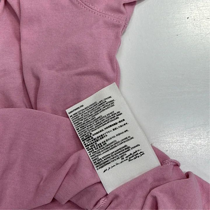 AMI AMIPARIS Pink Heart Logo Short Sleeve T-Shirt 0079 Size US S / EU 44-46 / 1 - 3 Thumbnail