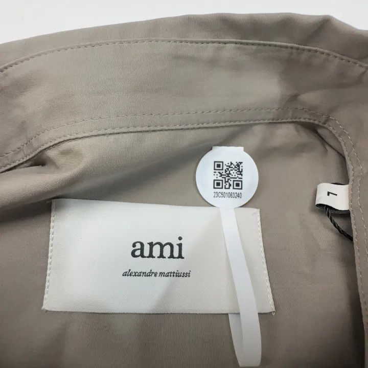 AMI AMIPARIS Relaxed Fit Long Sleeve Shirt 0079 Size US L / EU 52-54 / 3 - 4 Thumbnail