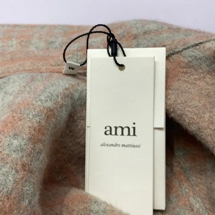 AMI AMIPARIS Casual Comfortable Jacket in Pink Gray 0079 Size US M / EU 48-50 / 2 - 3 Thumbnail