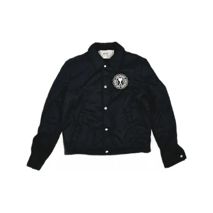 AMI Ami Paris Black Long Sleeve Jacket 0079 Size US S / EU 44-46 / 1 - 2 Thumbnail