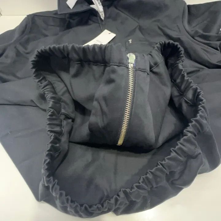 AMI Ami Paris SS24 Black Zip Jacket for Men 0079 Size US XL / EU 56 / 4 - 9 Thumbnail
