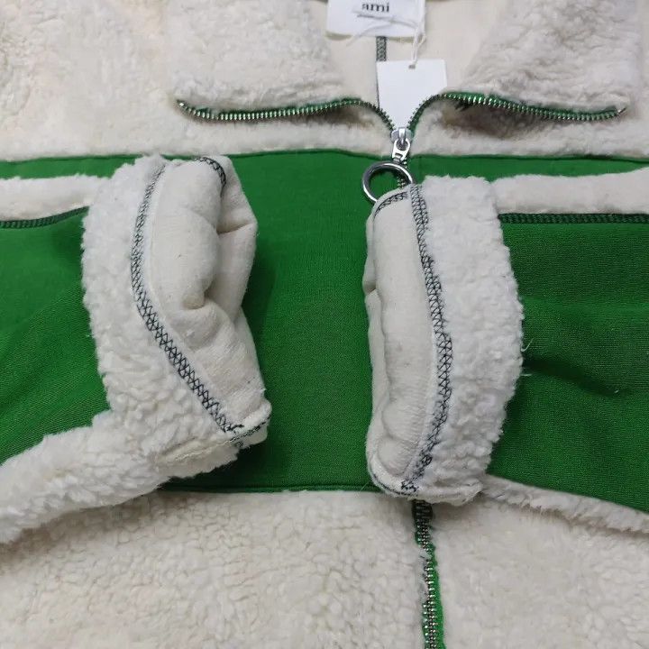 AMI AMIPARIS Color Block Zip-Up Casual Jacket 0079 Size US L / EU 52-54 / 3 - 11 Thumbnail