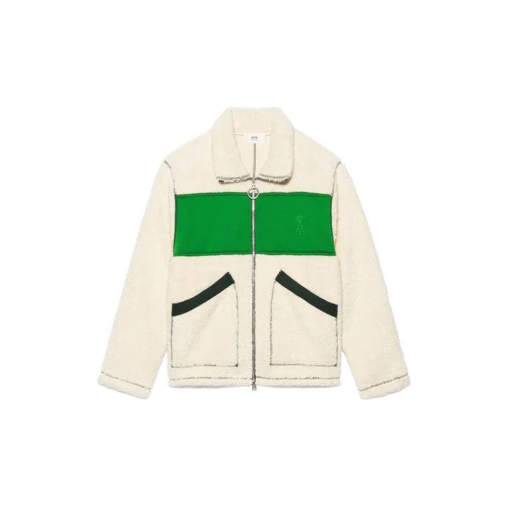 AMI AMIPARIS Color Block Zip-Up Casual Jacket 0079 Size US L / EU 52-54 / 3 - 2 Thumbnail