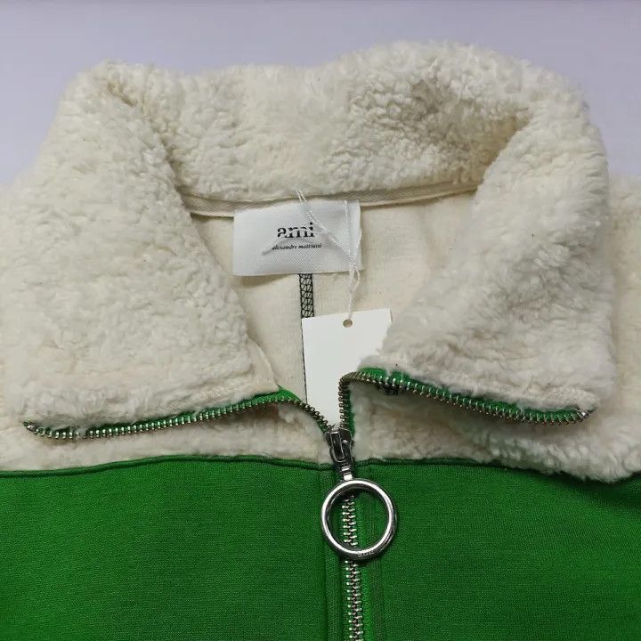 AMI AMIPARIS Color Block Zip-Up Casual Jacket 0079 Size US L / EU 52-54 / 3 - 8 Thumbnail