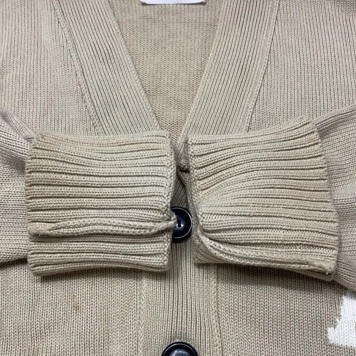 AMI AMIPARIS Casual Love Heart Knit Cardigan 0079 Size US M / EU 48-50 / 2 - 11 Thumbnail