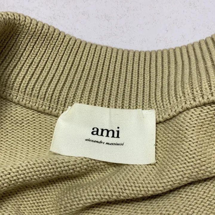 AMI AMIPARIS Casual Love Heart Knit Cardigan 0079 Size US M / EU 48-50 / 2 - 4 Thumbnail