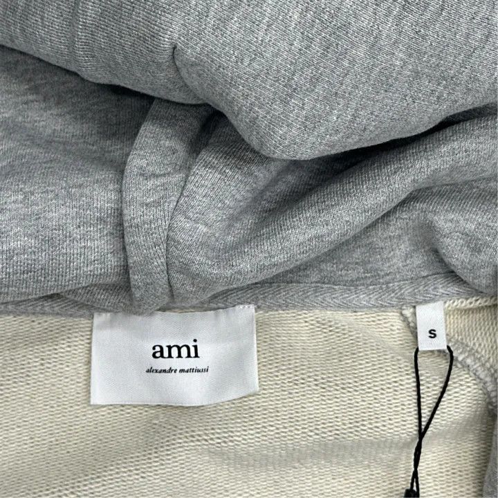 AMI AMIPARIS Heart Embroidered Zip Hoodie Jacket 0079 Size US S / EU 44-46 / 1 - 3 Thumbnail
