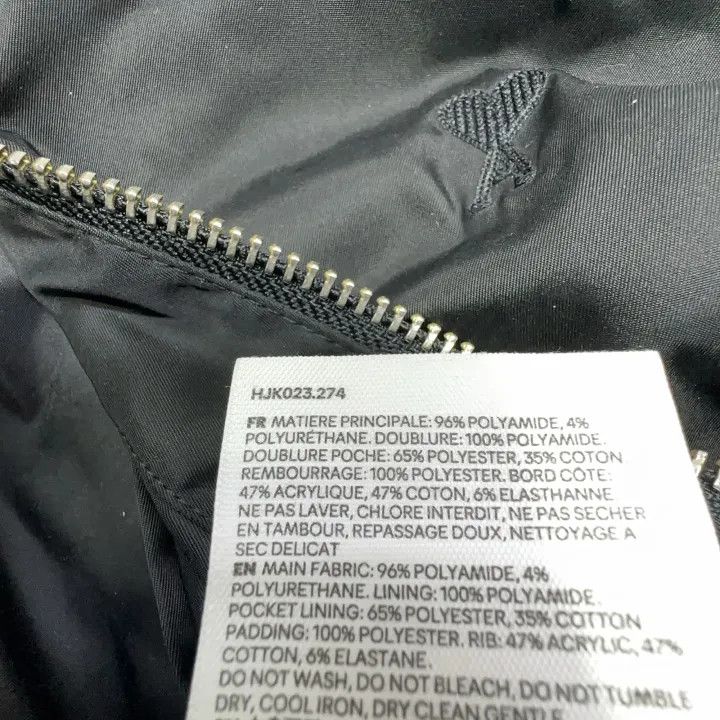 AMI AMIPARIS SS23 Black Pilot Jacket for Men 0079 Size US M / EU 48-50 / 2 - 4 Thumbnail