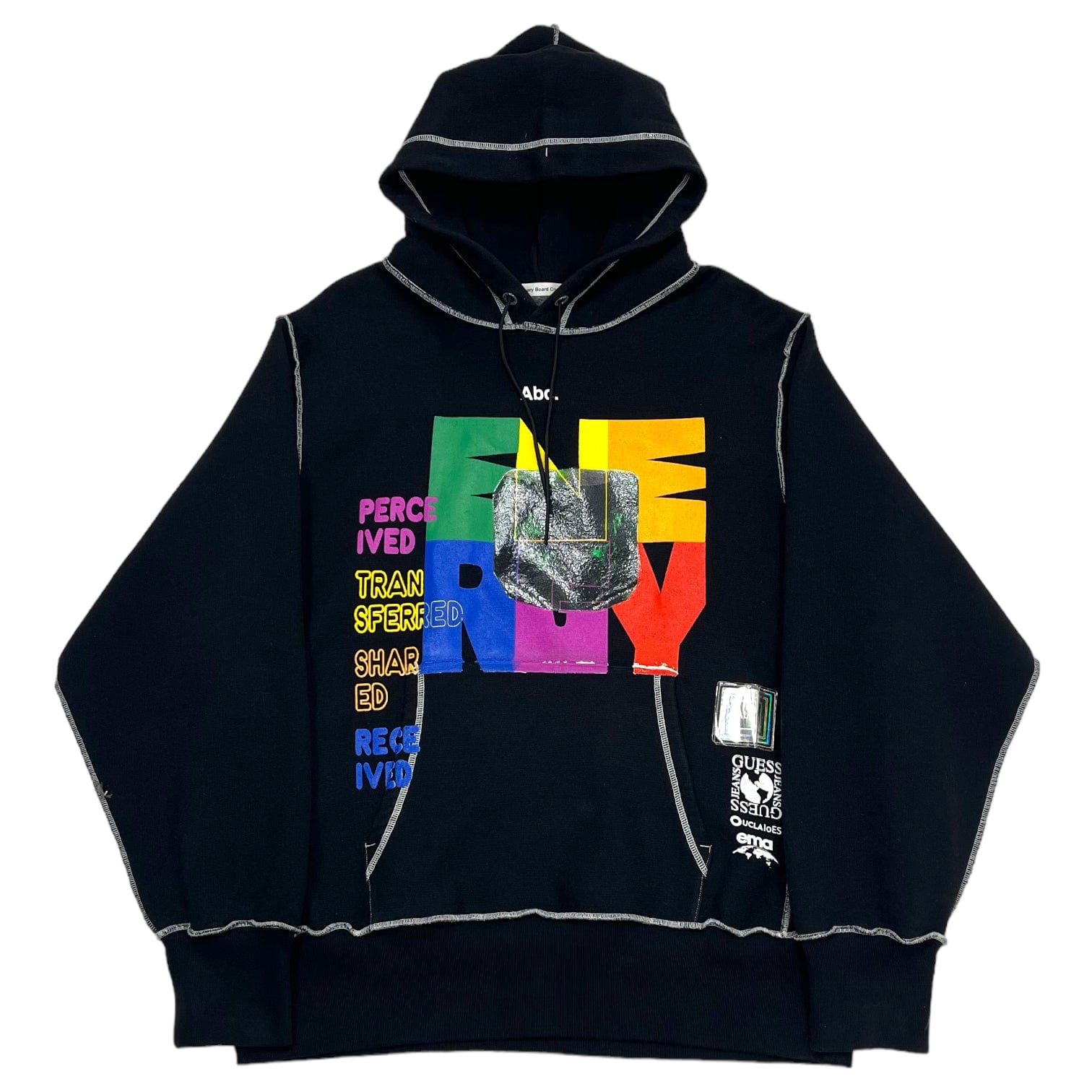 Advisory Board Crystal Saving Guess Hooded Sweatshirt Black