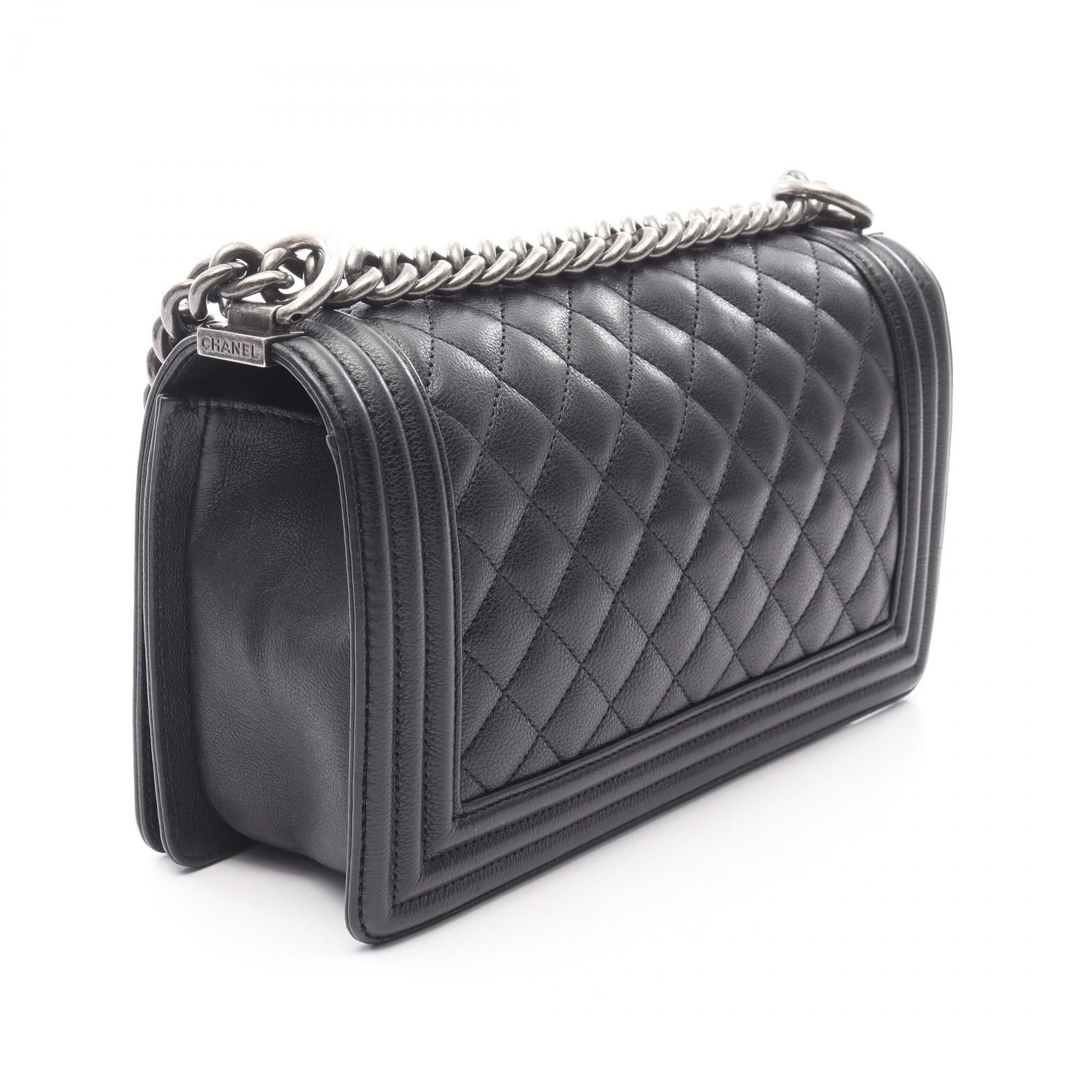 Chanel Chanel Chanel Boy Chanel Leather Shoulder Bag Leather Shoulder Bag A67086 Size ONE SIZE - 2 Thumbnail