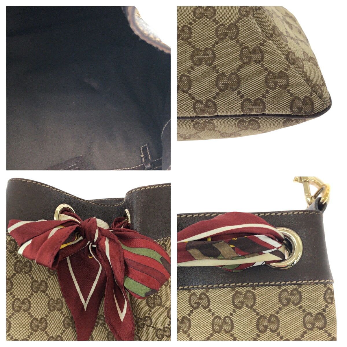 Gucci Gucci Gucci Positano GG Canvas Shoulder Bag Canvas Shoulder Bag 162788 DUTY FREE for USA Size ONE SIZE - 5 Thumbnail