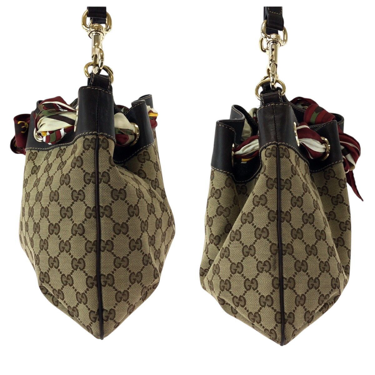 Gucci Gucci Gucci Positano GG Canvas Shoulder Bag Canvas Shoulder Bag 162788 DUTY FREE for USA Size ONE SIZE - 8 Thumbnail