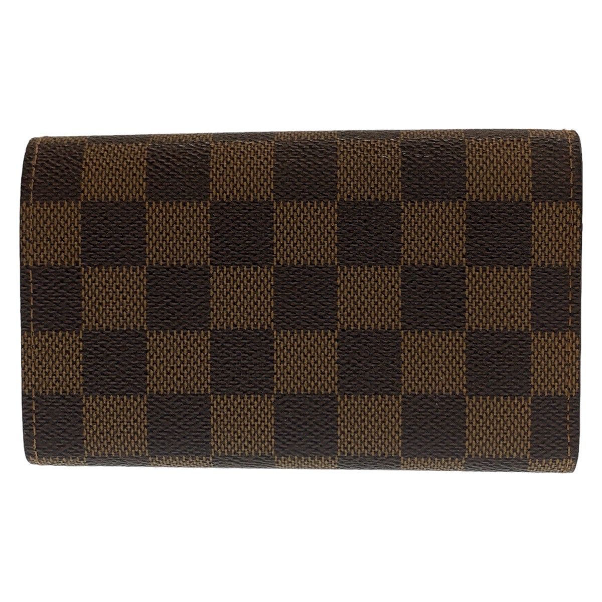 Louis Vuitton Louis Vuitton Louis Vuitton Portefeuille Tresor Damier Compact Wallet Canvas Short Wallet N61730 DUTY FREE for USA Size ONE SIZE - 2 Thumbnail