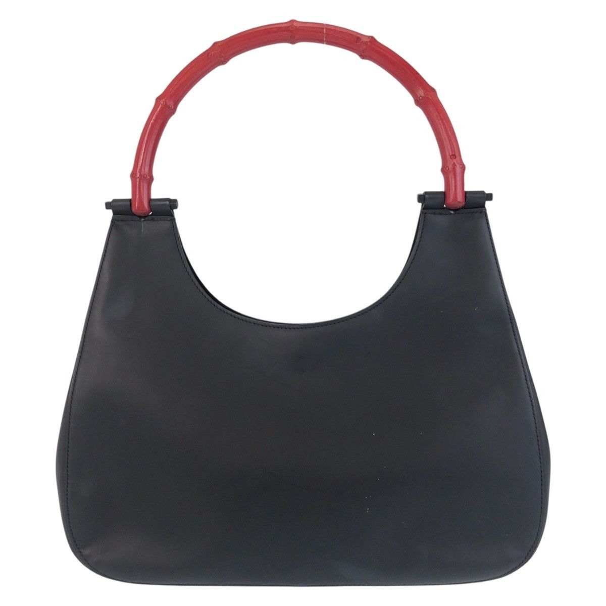 Gucci Gucci Gucci Bamboo Leather Shoulder Bag Leather Shoulder Bag 001 3739 DUTY FREE for USA Size ONE SIZE - 2 Thumbnail