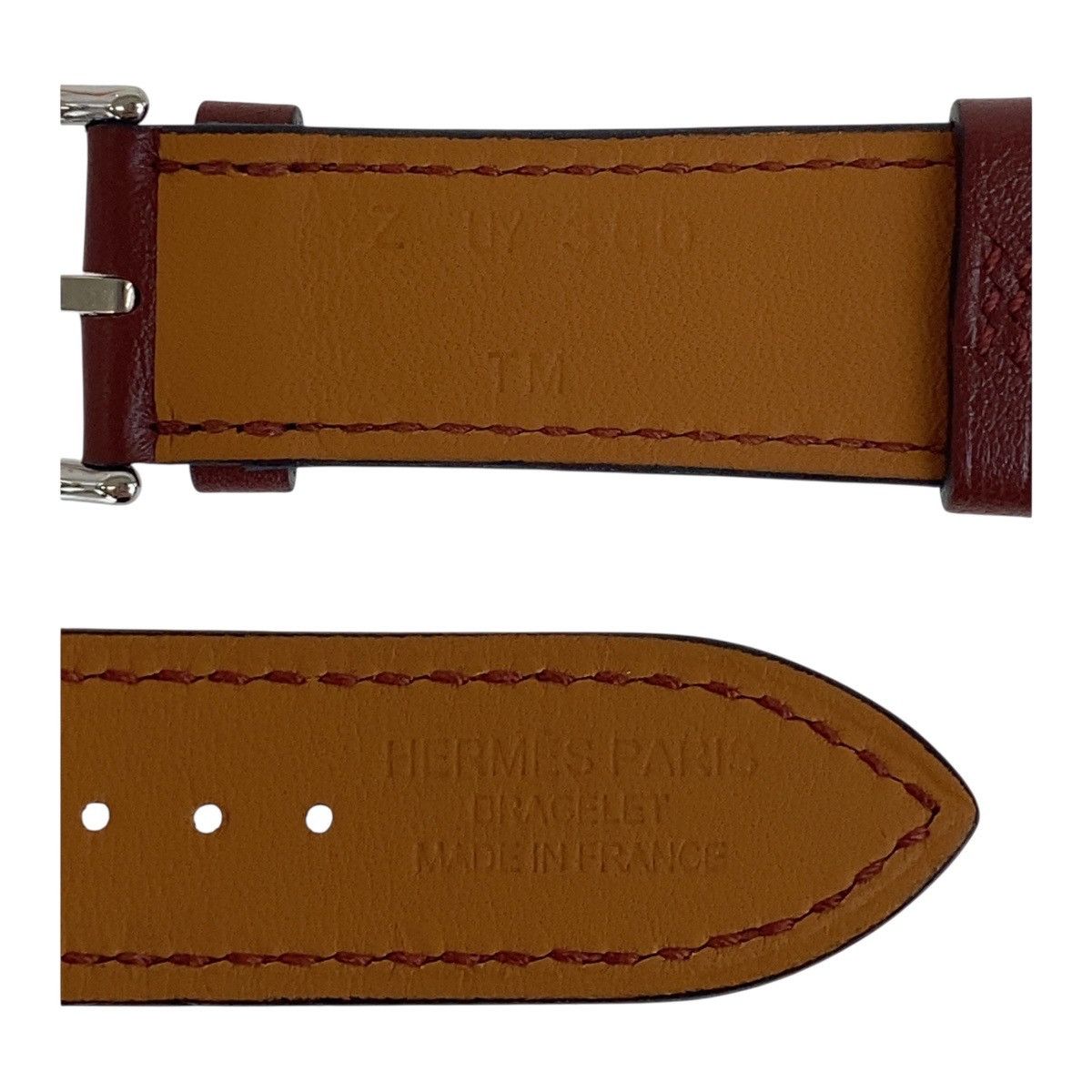 Hermes Hermes Hermes Circuit H Simplo Tour Leather Apple Watch Band Leather Other Stamp Z DUTY FREE for USA Size ONE SIZE - 4 Thumbnail
