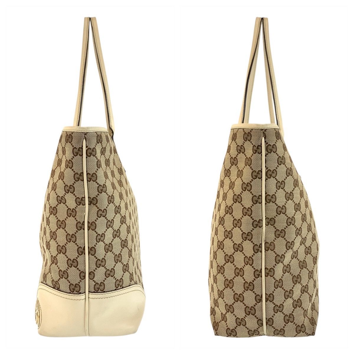 Gucci Gucci Gucci Abbey New Britt GG Canvas Tote Bag Canvas Tote Bag 169945 DUTY FREE for USA Size ONE SIZE - 7 Thumbnail