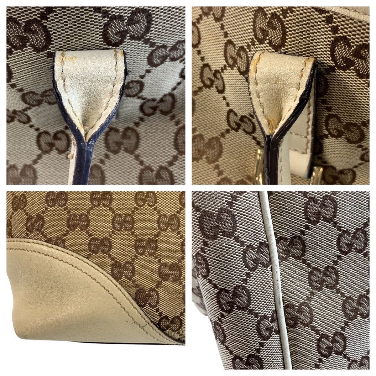 Gucci Gucci Gucci Abbey New Britt GG Canvas Tote Bag Canvas Tote Bag 169945 DUTY FREE for USA Size ONE SIZE - 5 Thumbnail