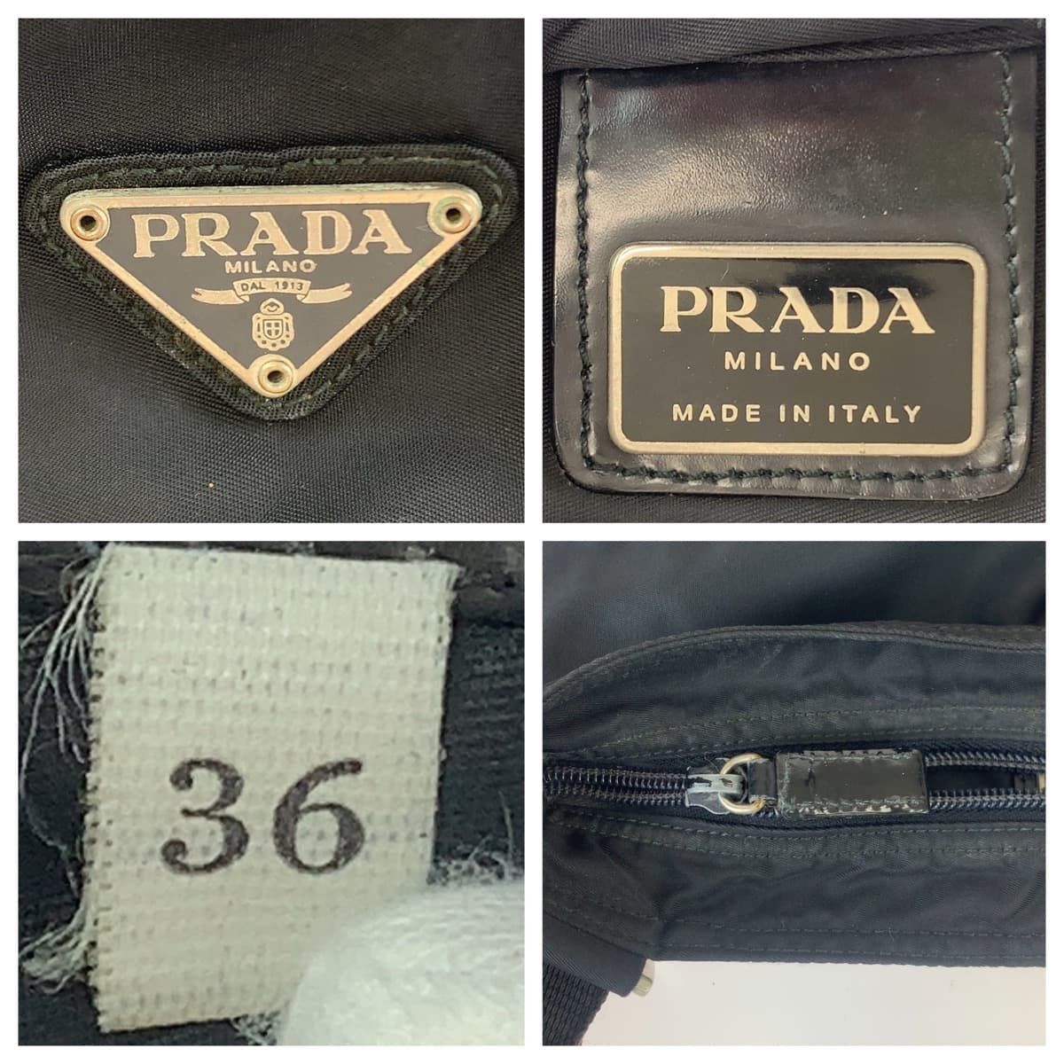 Prada Prada Prada Tessuto Triangle Logo Plate Nylon Shoulder Bag Others Crossbody Bag DUTY FREE for USA Size ONE SIZE - 4 Thumbnail