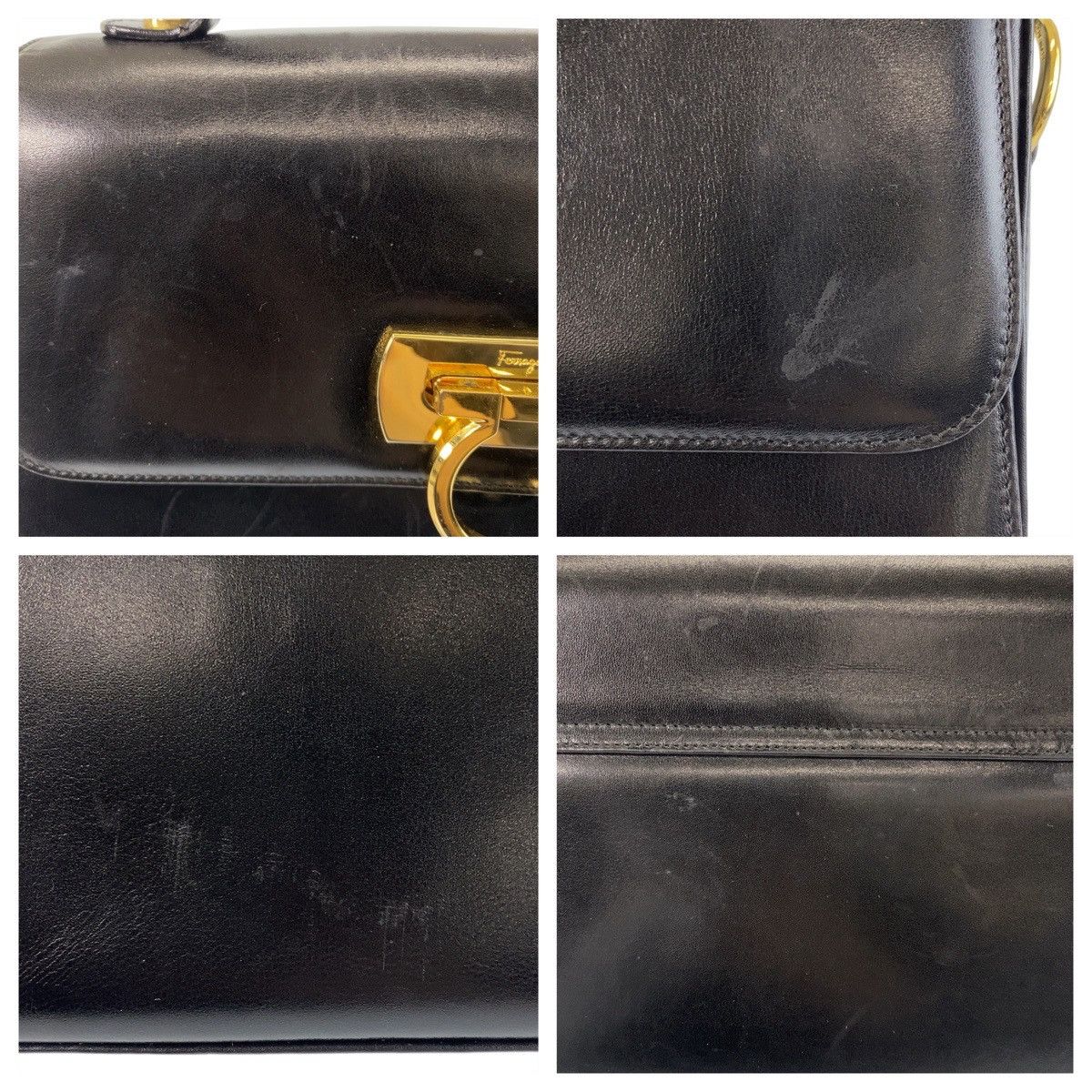 Salvatore Ferragamo Salvatore Ferragamo Salvatore Ferragamo Gancini Leather Handbag Leather Handbag E210536 DUTY FREE for USA Size ONE SIZE - 5 Thumbnail