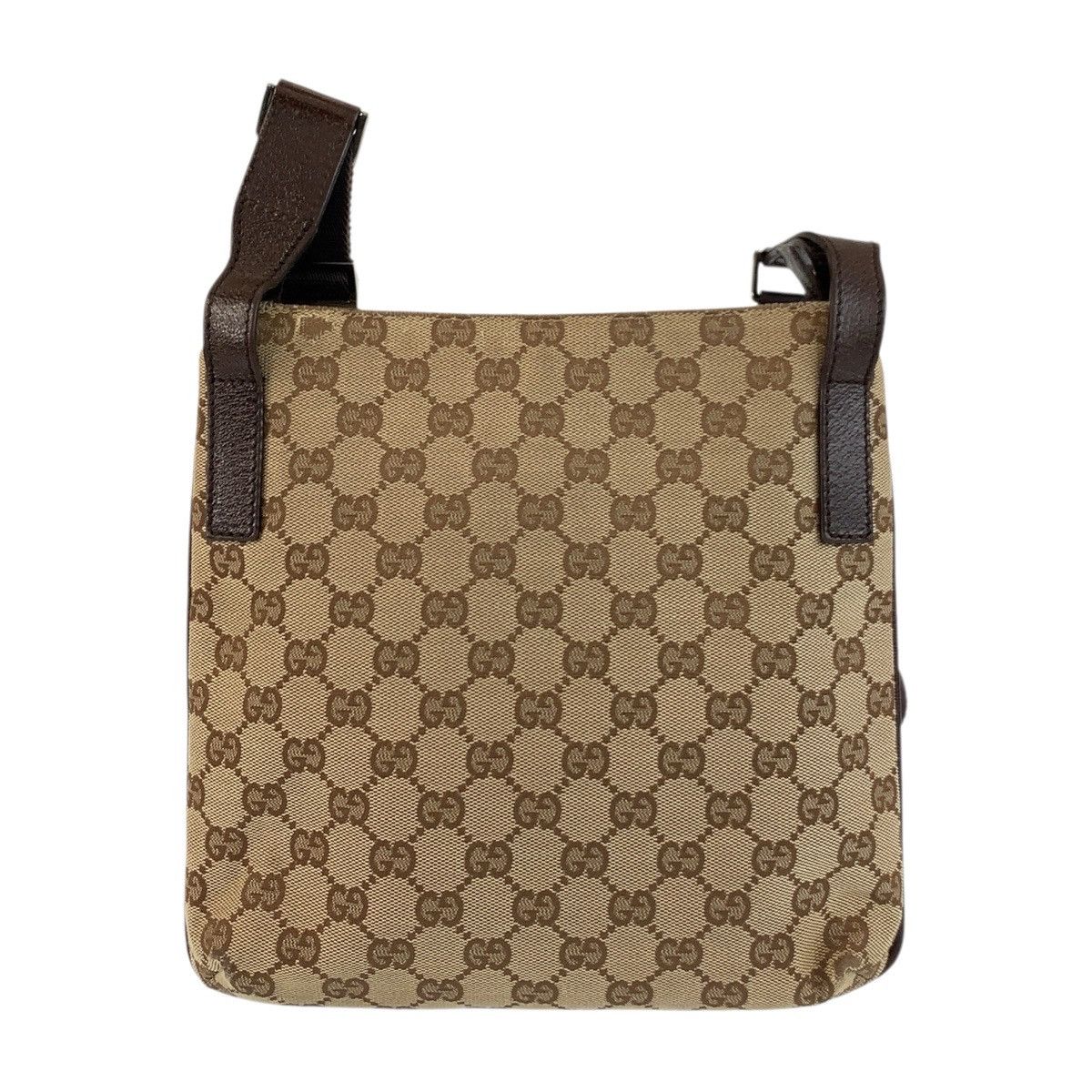 Gucci Gucci Gucci GG Canvas Leather Shoulder Bag Canvas Shoulder Bag 122793 DUTY FREE for USA Size ONE SIZE - 2 Thumbnail