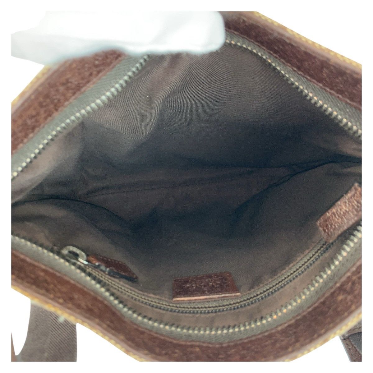 Gucci Gucci Gucci GG Canvas Leather Shoulder Bag Canvas Shoulder Bag 122793 DUTY FREE for USA Size ONE SIZE - 8 Thumbnail