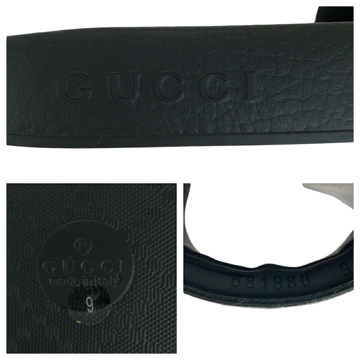 Gucci Gucci Gucci Slide Sandal Rubber Sandal Plastic Shoes 681880 Size ONE SIZE - 4 Thumbnail