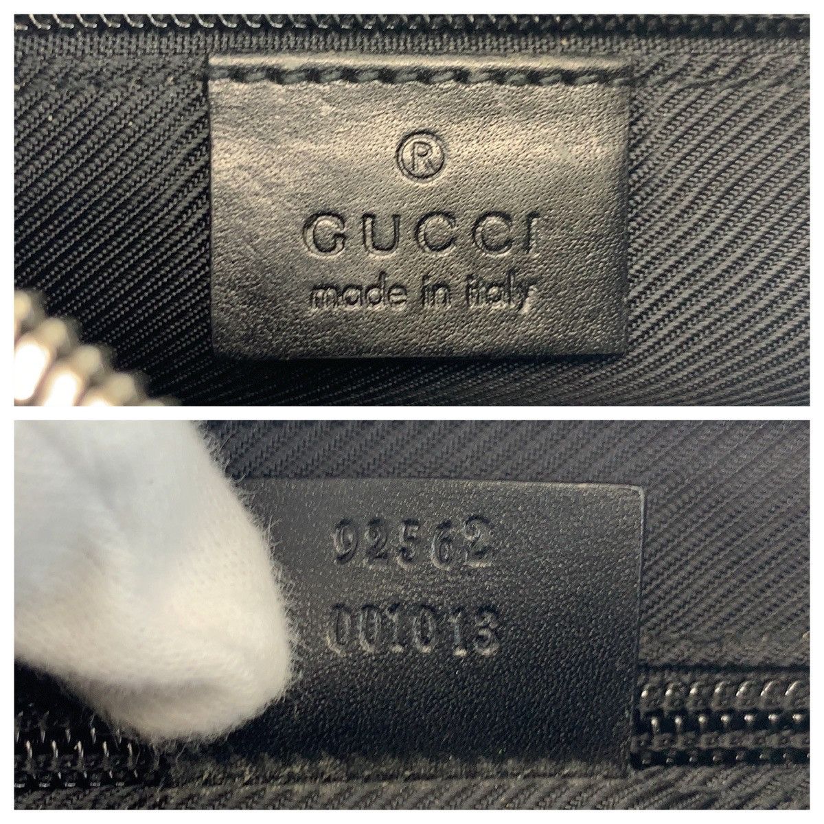 Gucci Gucci Gucci 92562 Nylon/Leather Shoulder Bag Leather Shoulder Bag 92562 DUTY FREE for USA Size ONE SIZE - 4 Thumbnail