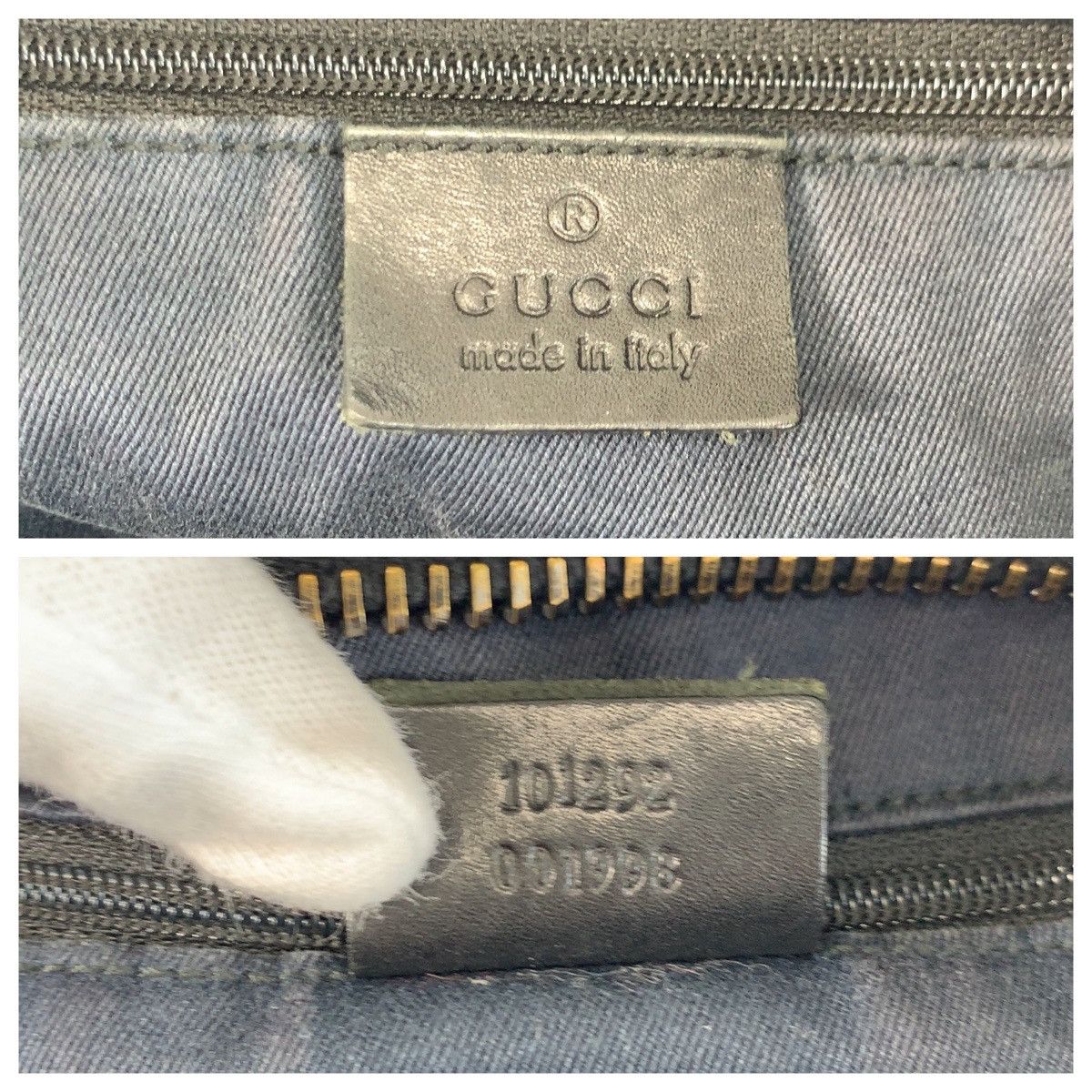 Gucci Gucci Gucci GG Canvas Leather Shoulder Bag Canvas Shoulder Bag 101292 DUTY FREE for USA Size ONE SIZE - 4 Thumbnail