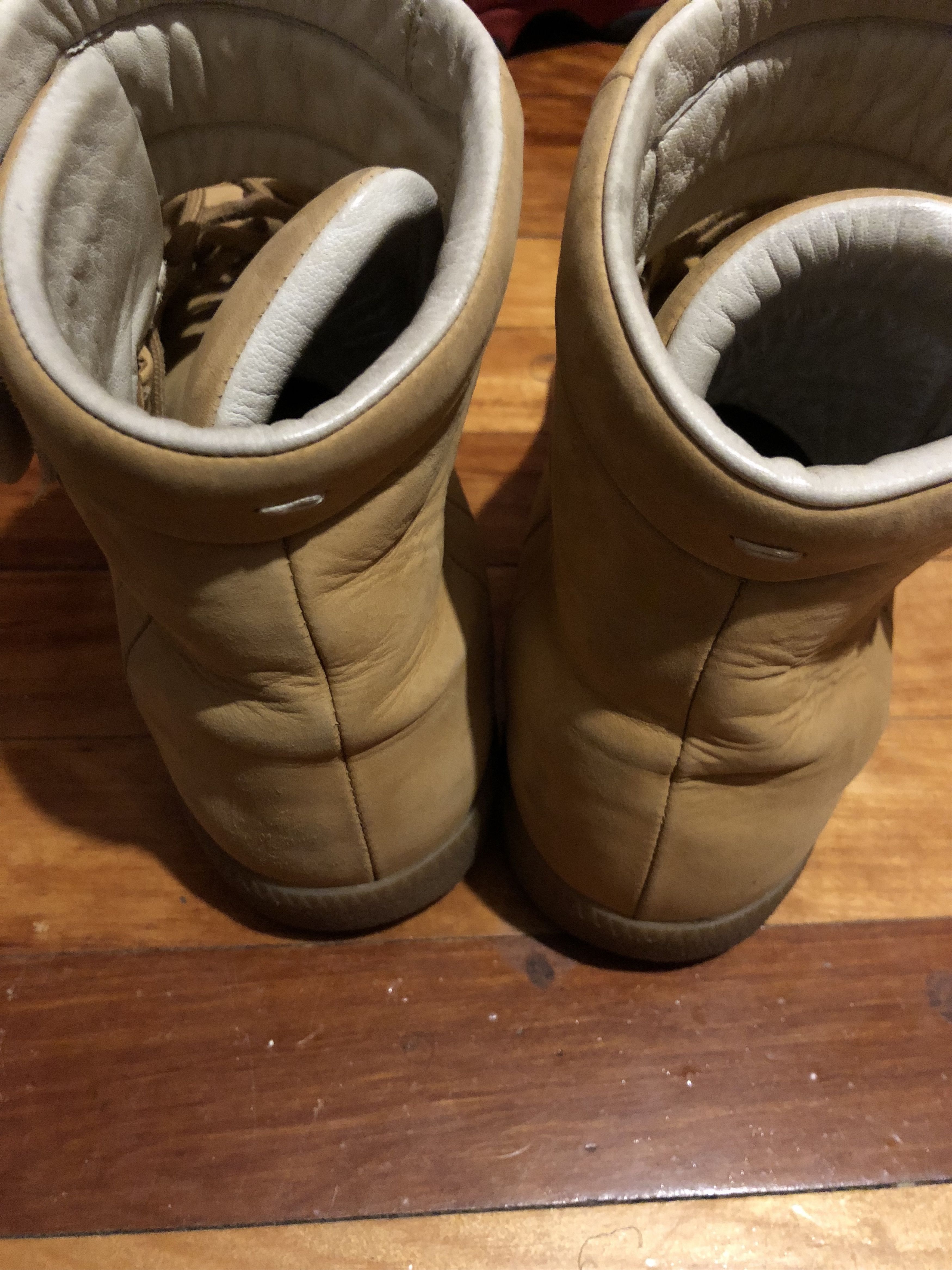 Maison Margiela Men's Future High-Top Sneaker - Wheat | Grailed Maison Margiela Men's Future High-Top Sneaker - Wheat | Grailed