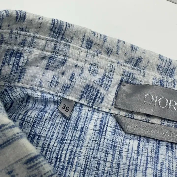 Dior Dior Classic Blue Long Sleeve Shirt 0079 Size US M / EU 48-50 / 2 - 5 Thumbnail
