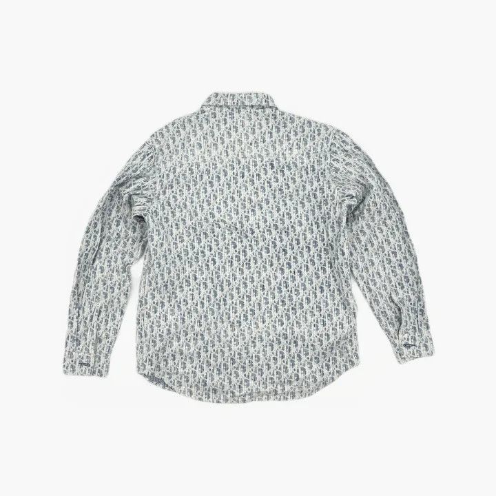 Dior Dior Classic Blue Long Sleeve Shirt 0079 Size US M / EU 48-50 / 2 - 3 Thumbnail