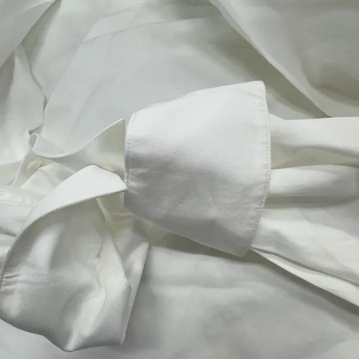 Dior Dior Embroidered White Long Sleeve Shirt 0079 Size US M / EU 48-50 / 2 - 9 Thumbnail