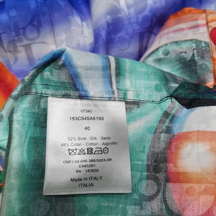 Dior Dior Kenny Scharf Short Sleeve Shirt 0079 Size US M / EU 48-50 / 2 - 4 Thumbnail