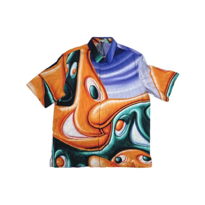 Dior Dior Kenny Scharf Short Sleeve Shirt 0079 Size US M / EU 48-50 / 2 - 2 Thumbnail