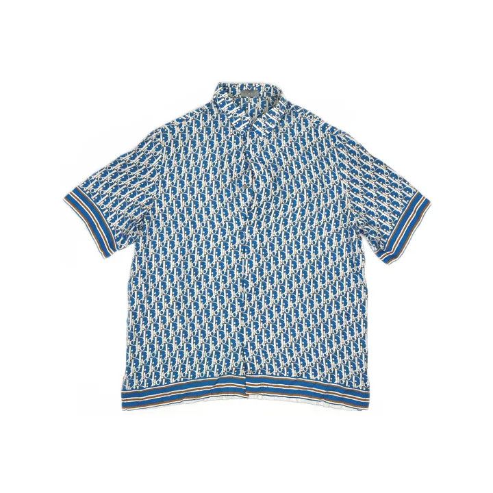 Dior Dior SS22 Logo Short Sleeve Shirt for Men 0079 Size US M / EU 48-50 / 2 - 2 Thumbnail