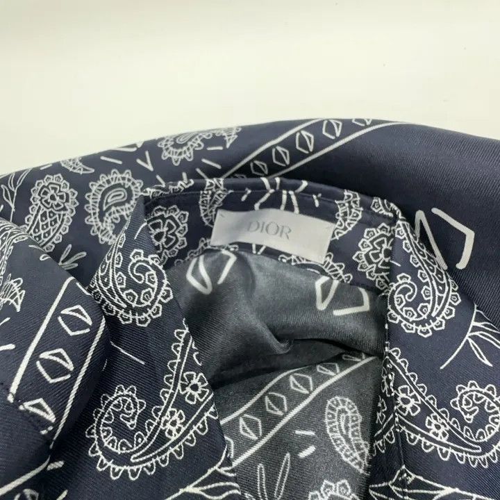 Dior Dior SS22 Patterned Short Sleeve Shirt 0079 Size US M / EU 48-50 / 2 - 6 Thumbnail