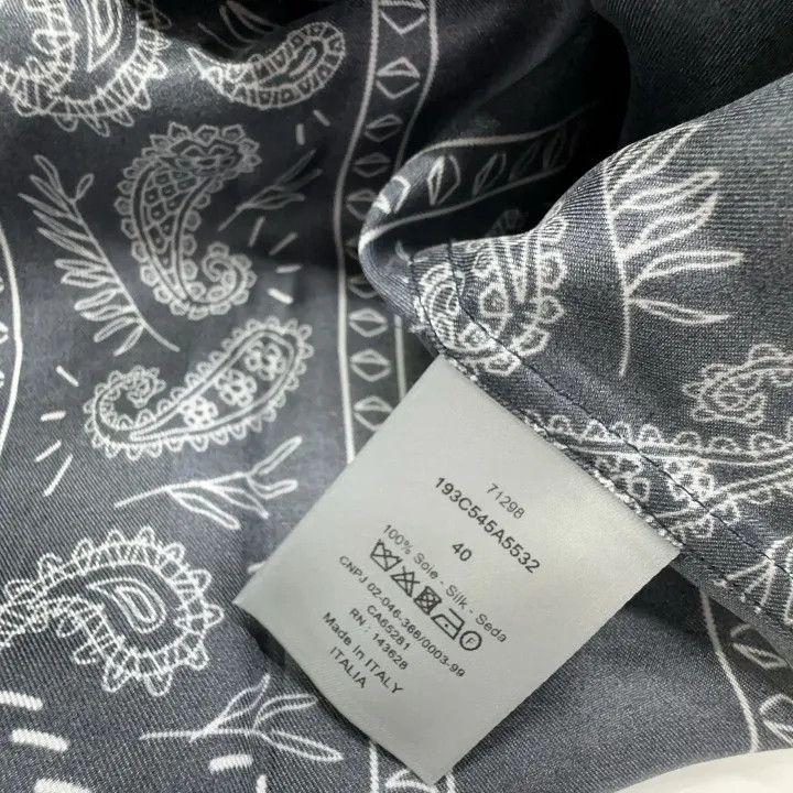 Dior Dior SS22 Patterned Short Sleeve Shirt 0079 Size US M / EU 48-50 / 2 - 4 Thumbnail