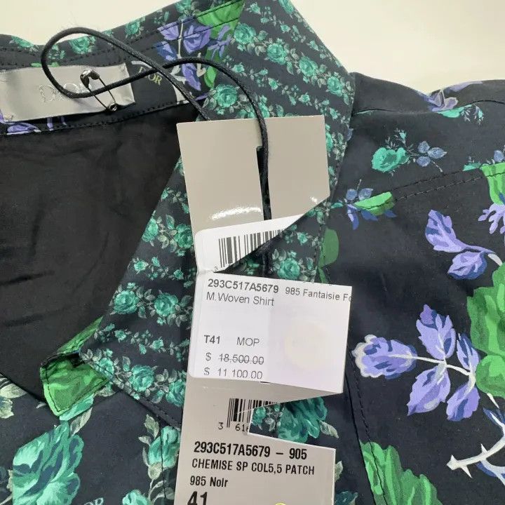 Dior Dior Casual Stylish Short Sleeve Shirt 0079 Size US M / EU 48-50 / 2 - 6 Thumbnail
